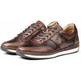 Ducavelli Ostrich Plane Genuine Leather Men's Casual Shoes, 100% Leather Shoes. Cene