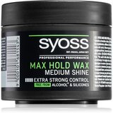 Syoss Max Hold vosek za stilsko oblikovanje las z ekstra močnim utrjevanjem 150 ml cene