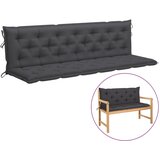 vidaXL Blazina za gugalnico antracitna 200 cm blago Cene