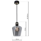  Luster na sajli RICHMOND 1xE27/60W/230V | Eponuda.com