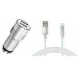 CCM punjac za mobilni 2xUSB 2,4A sa kablom za iphone telefone cene