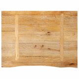 Stolna ploča sa živim rubom 90x60x2,5 cm od masivnog drva manga | shoptok.hr