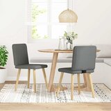  Blagovaonske stolice od tkanine 2 kom tamnosive | shoptok.hr