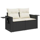  8-dijelni set vrtnih sofa od poliratana s jastucima crni bagrem | shoptok.hr
