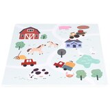 ECO TOYS velika Eva pjenasta podloga za djecu farma,bijela 90,5 x 90,5 cm 21 kom | shoptok.hr