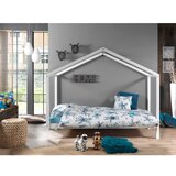Vipack Bijeli dječji krevet od masivnog bora u obliku kućice 90x200 cm DALLAS – | shoptok.hr