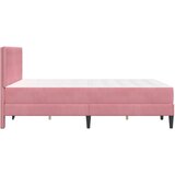  Okvir kreveta s madracem Ružičasta 120 x 190 cm Baršun | shoptok.hr