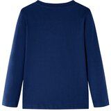  Dječja majica dugih rukava modra 128 | shoptok.hr