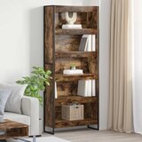 Ormarić za knjige 2 pcs Dimni hrast 80 x 30 x 189,5 cm | shoptok.hr