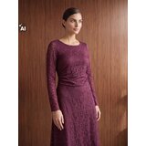 Sinsay Čipkasta midi haljina s otvorenim leđima | shoptok.hr