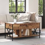 vidaXL Kava Stol Staro drvo 100 x 55 x 50 cm Konstruirano drvo Cijene