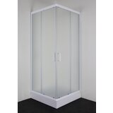 Sanotechnik kvadratna tuš kabina z drsnimi vrati q-line 90x90x190 (BQ90WMN) | Shoptok.si