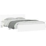 vidaXL Okvir za krevet s uzglavljem bijeli 140 x 190 cm | shoptok.hr