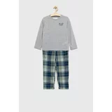 Abercrombie & Fitch Dječja pidžama boja: siva, glatka