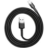 Baseus Cafule USB Lightning kabel 2.4A 50 cm (sivo+črno) | Shoptok.si