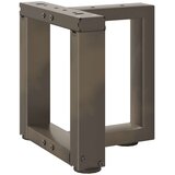  Noge za klub stolić T-oblika 2 kom Crne 30x25x(30-31) cm Čelik | shoptok.hr