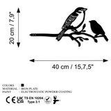 Atelier Del Sofa dekorativna figura bird on the branch 02, 40x20 cm , 1.5 mm | Eponuda.com