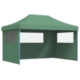 Šator za svadbe - šator za zabave Zelena 292 x 440 x 315 cm Oxford tkanina - Zelena s dvije bočne zidove Da | shoptok.hr