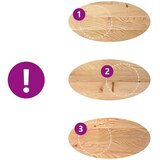 vidaXL Mizna plošča 100x50x2 cm trdna hrastovina ovalna | Shoptok.si