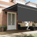  Skrovita tenda Antracit 500 × 300 cm Poliester i aluminij | shoptok.hr