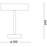 Ideal Lux - LED dodirna spoljna lampa TOFFEE LED/2W/230V CRI 90 IP54 crna | Eponuda.com