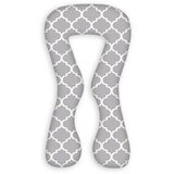 SuperMami Blazina za dojenje tip U, barva 121 siva z vzorcem | Shoptok.si