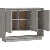 vidaXL komoda siva sonoma 97x31x75 cm iverna plošča | Shoptok.si