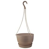 Mareš Viseća tegla za cvijeće Twister (Plastika, Moka, Promjer: 24 cm) | shoptok.hr