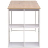 Pisaći stol 120 x 60 x 75 cm boja hrasta i bijela | Eponuda.ba
