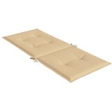  Jastuci za stolice 4 kom prošarano bež 120x50x4 cm od tkanine | shoptok.hr