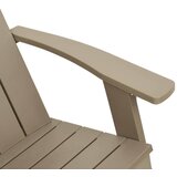  Vrtna stolica Adirondack svjetlosmeđa 75x88,5x89,5 cm PP | shoptok.hr