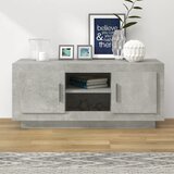 TV ormarić boja betona 102x35x45 cm od konstruiranog drva | shoptok.hr