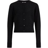 WE Fashion Pletena jopa črna | Shoptok.si