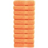 vidaXL Premium brisače 10 kosov oranžna 50x100cm 600 g/m2 100 % bombaž Cene