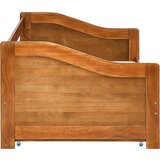  Izvlečni posteljni okvir medeno rjav iz borovine 90x200 cm | Shoptok.si