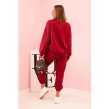 Kesi Włoski Set sweatshirt + pants plum butter | Shoptok.si