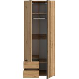 Livetastic OMARA S KLASIČNIMI VRATI, antracit, hrast artisan | Shoptok.si