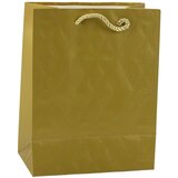  Elegantna Papirnata Poklon Vrećica s Zlatnim Uzorcima 23 x 18 x 10,5 cm | shoptok.hr
