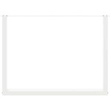  Noge stolića za kavu U-oblika 2 kom bijele 100x(72-73) cm čelik | shoptok.hr