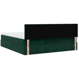  Otomanski krevet s madracem i LED 160x200 cm baršunasti | shoptok.hr