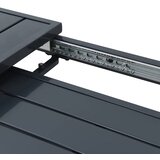 Vanjski stol za večeru 2 pcs Antracit 210 x 90 x 73 cm Čelik | shoptok.hr