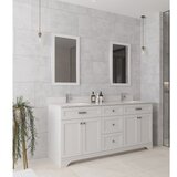 Hanah home Komplet nameštaja za kupatilo (3 komada) Yellowstone 72 White | ePonuda.com