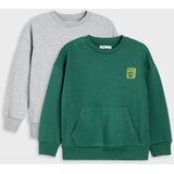 Sinsay Crewneck dukserice s udjelom pamuka 2 pack | shoptok.hr