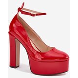 Boto Lacquered High Heel And Platform Pumps Red Nianka | Shoptok.si