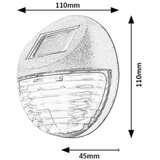 Rabalux 77203 - LED solarna zidna svetiljka LERMOS LED/0,06W/1,2V 300 mAh IP44 | Eponuda.com