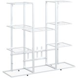  Stalak za cvijeće 94,5 x 25 x 89 cm bijeli željezni | shoptok.hr