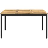  Stol za večeru u vrtu Bijela i crna 141 x 80,5 x 75 cm | shoptok.hr