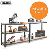 Vonhaus Extra Wide 1.8m 5 polični regal 15/369 | Shoptok.si