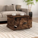  Stolić za kavu boja hrasta 50 x 50 x 35 cm konstruirano drvo | shoptok.hr