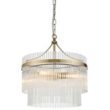  Endon 99167 - Luster na lancu MARIETTA 3xE14/7W/230V mesing/proziran | Eponuda.com